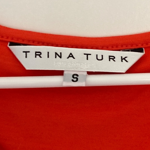 Trina Turk Maxi: Ruched, stretchy and Lined Sunny 🌞 Goddess Dress - Picture 2 of 9